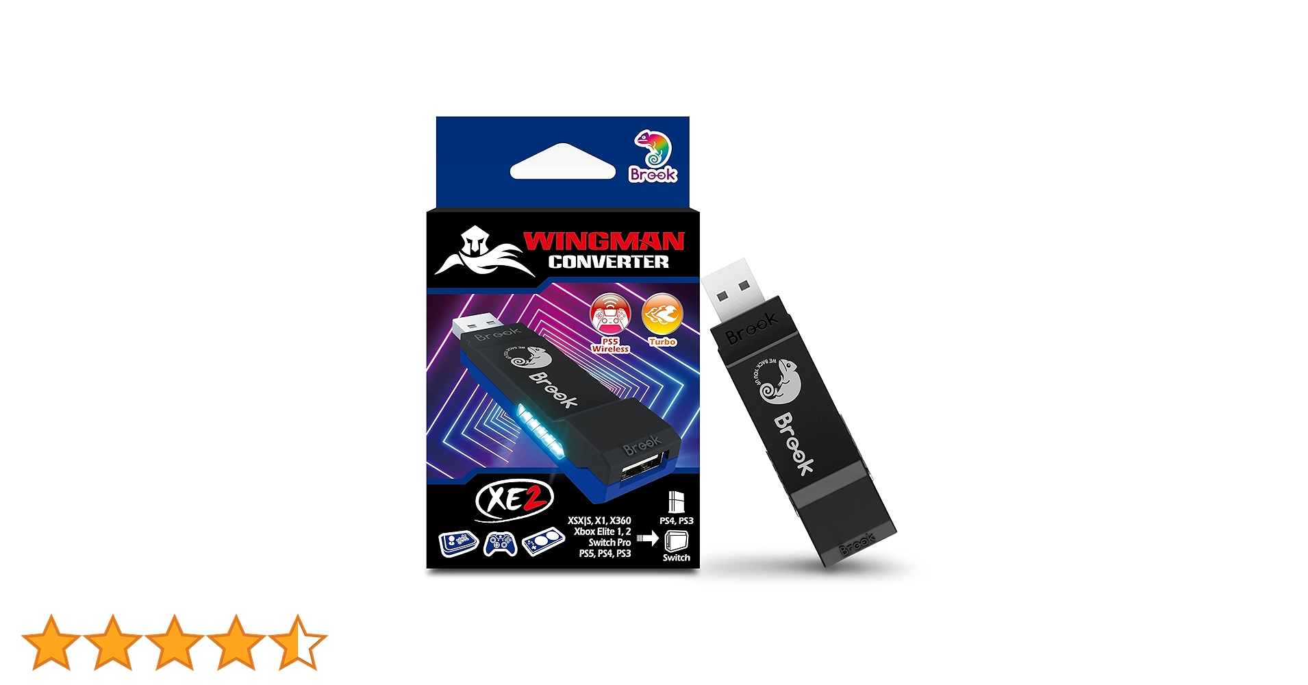 家庭用ゲームソフト brook wingman Brook Wingman FGC Arcade Joystick Converter for PS5/PS4/PC